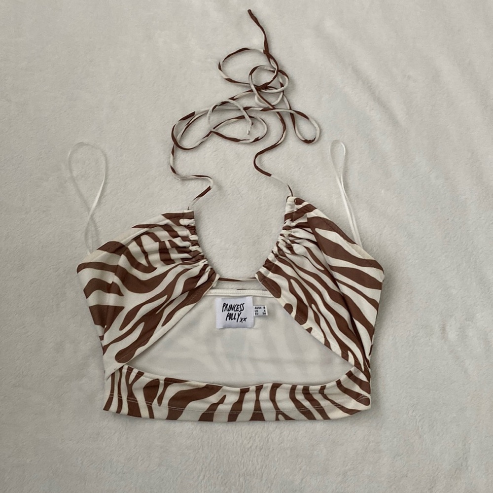 Princess Polly Zebra Print Top